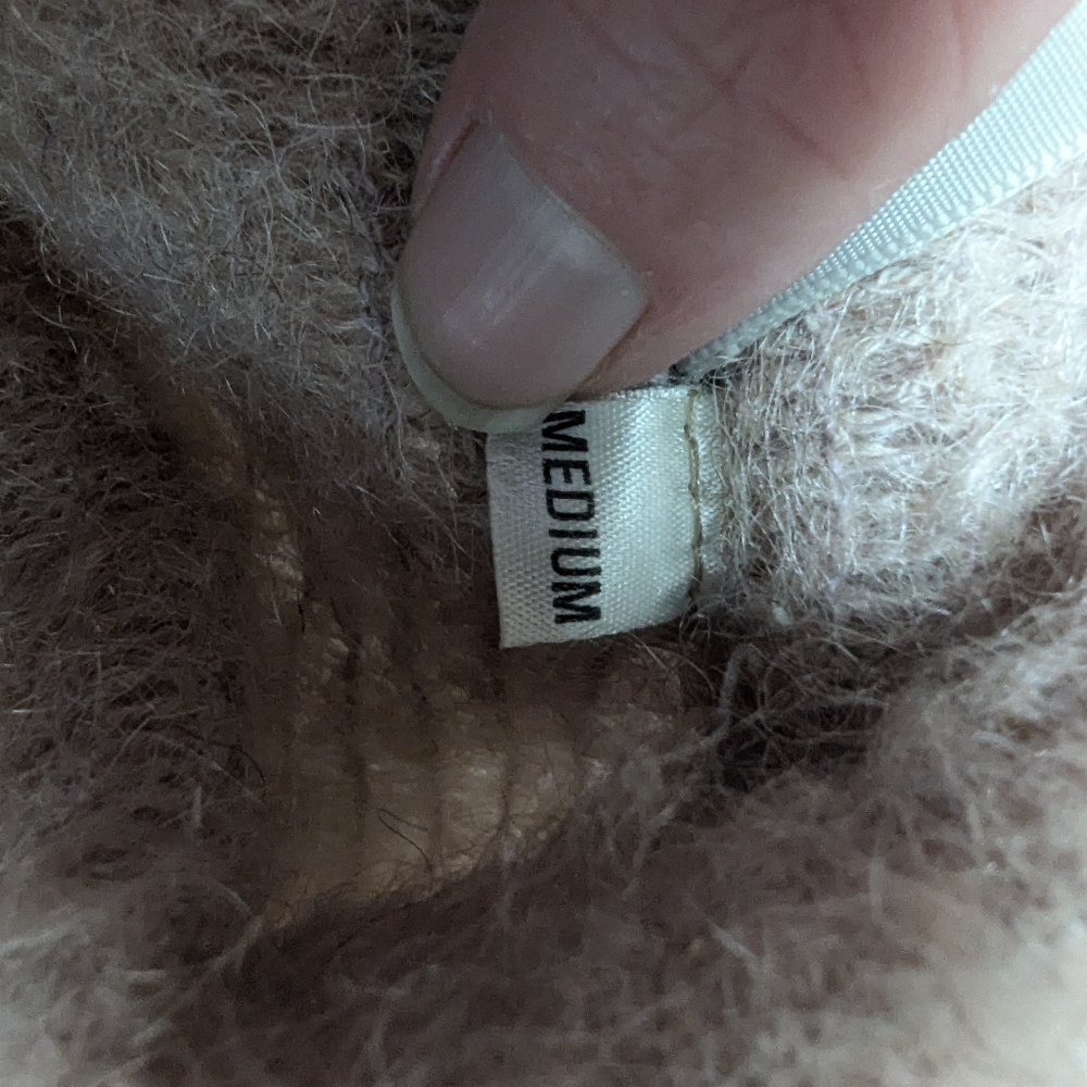 Pitlochry Mohair Wool Scottish Vintage Cardigan Coat  Textured With Pockets - Picture 12 of 12